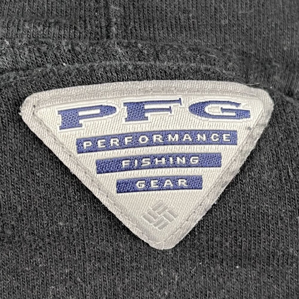 Columbia PFG Black Performance Fishing Gear Hoodie Sz Medium - Picture 3 of 5